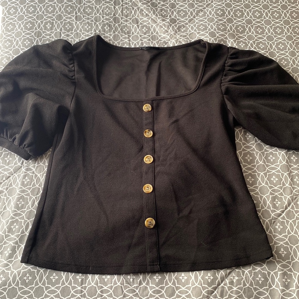 Shein Plus Button Down Top